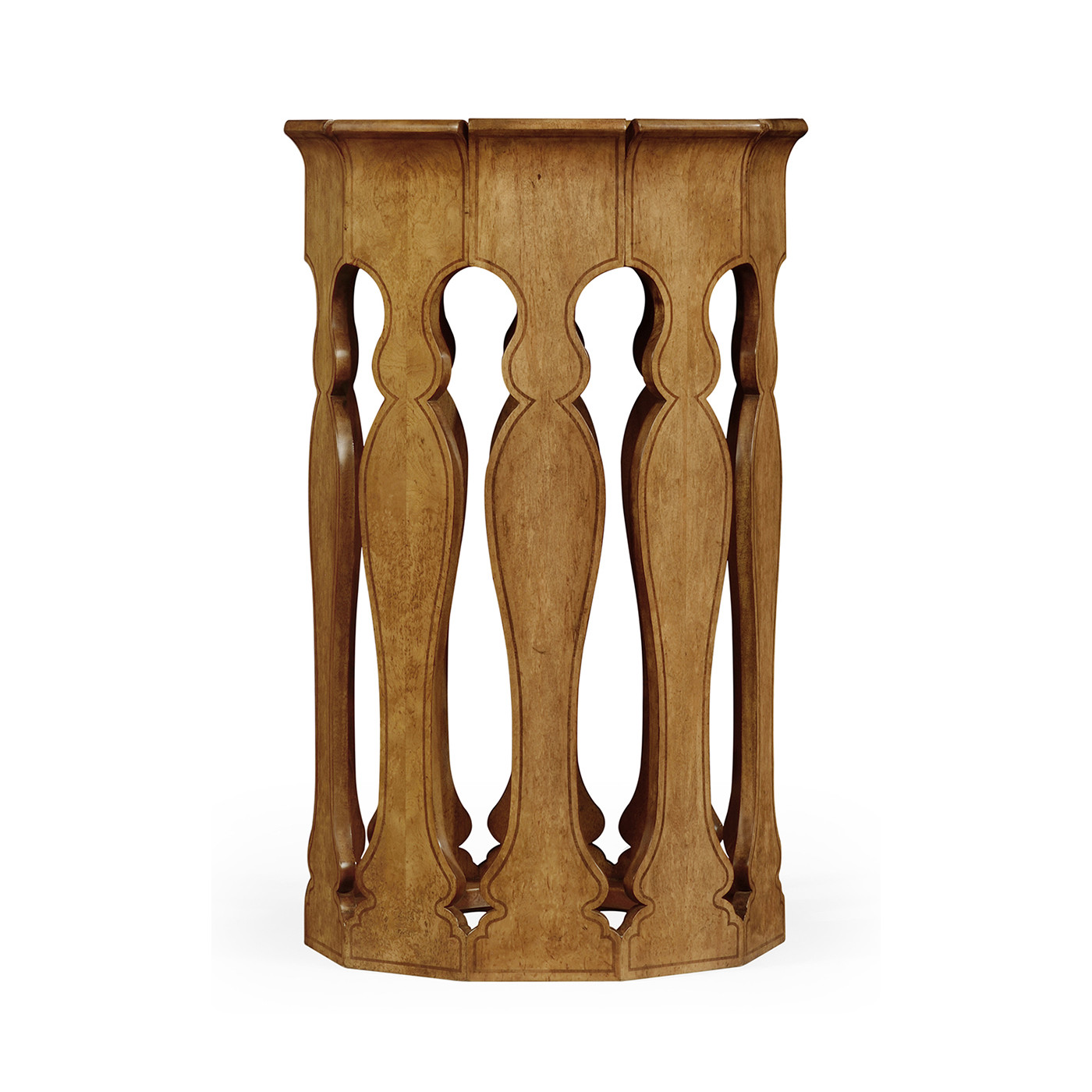 Moorish lamp table (Masur Birch)