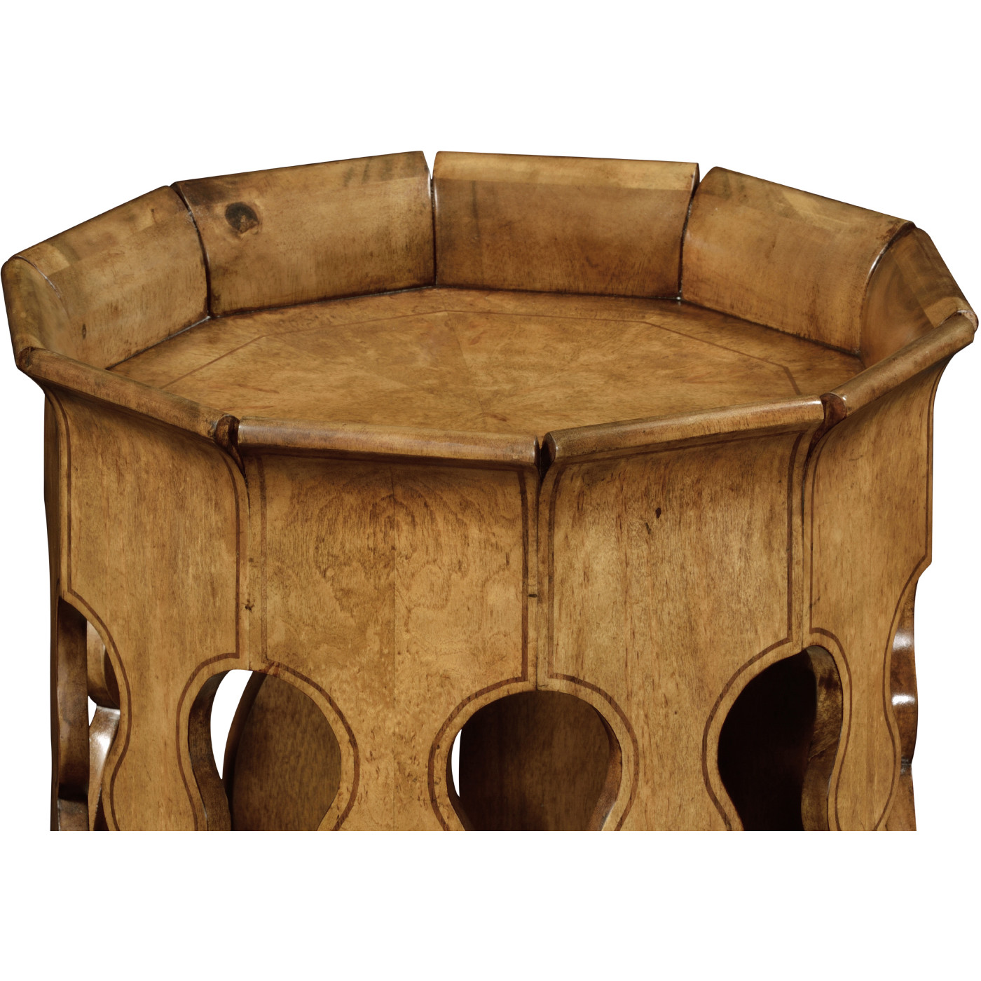 Moorish lamp table (Masur Birch)