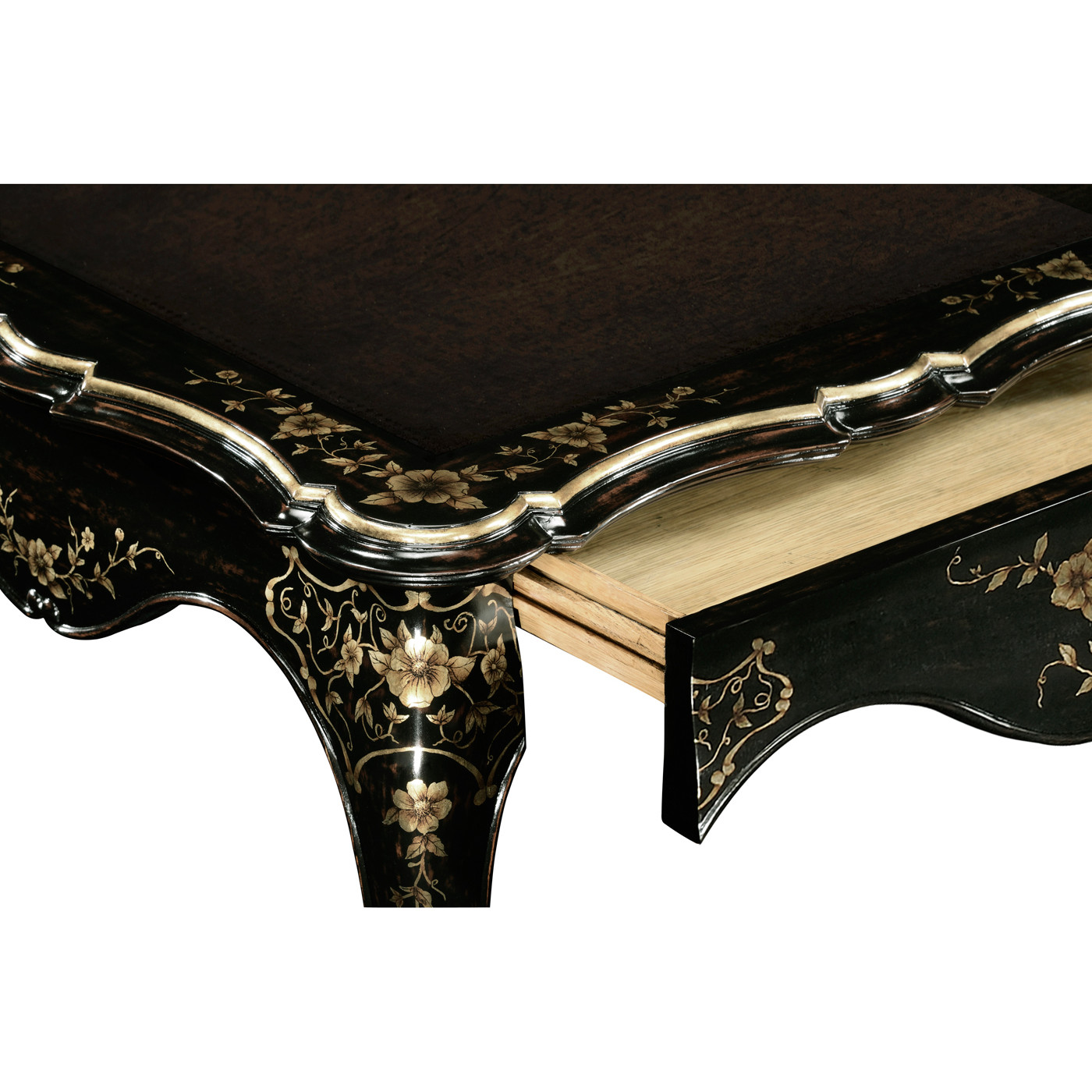 Black painted french desk