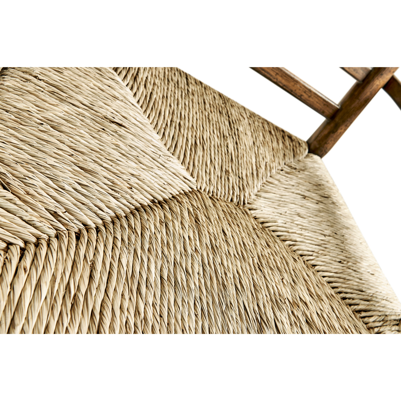 Dark Oak Ladder Back Country Arm Chair