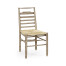 Grey Oak Ladder Back Country Side Chair