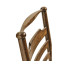 Dark Oak Ladder Back Country Side Chair