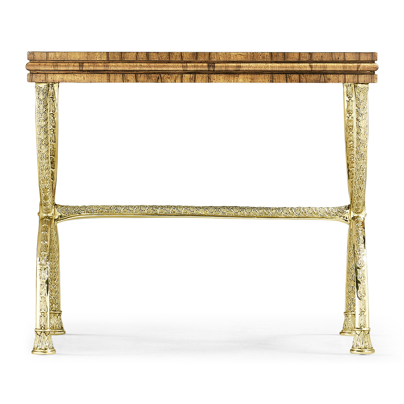 Argentinian walnut rectangular side table