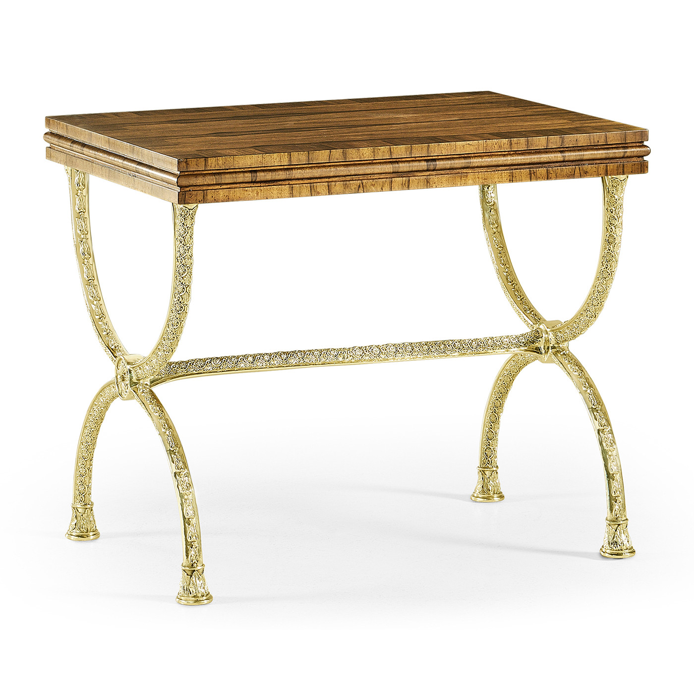 Argentinian walnut rectangular side table