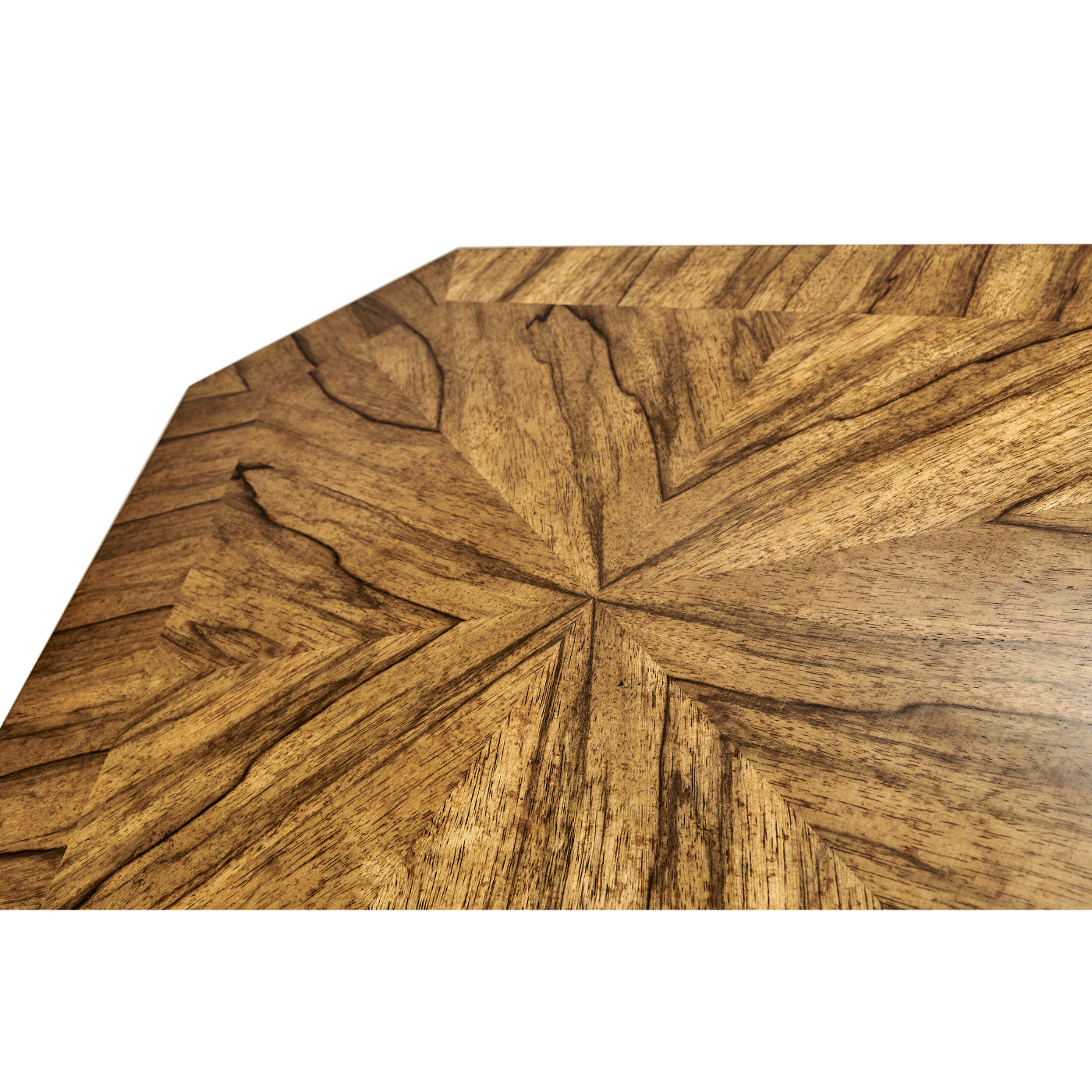 Argentinian Walnut Triangular Topped Side Table