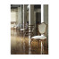 Country Style Natural Oak Arm Chair with An Antique Chestnut Leather Seat
