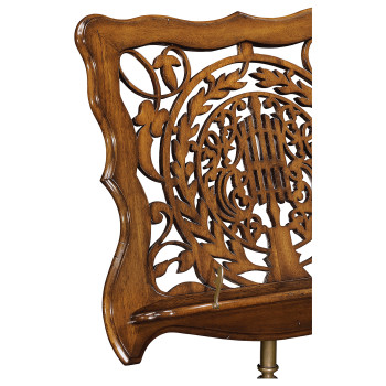 Fretwork Walnut Adjustable Music Stand