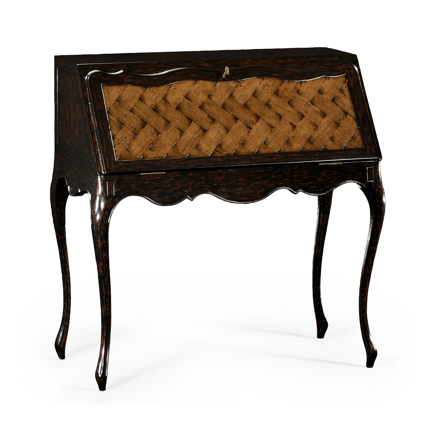 French style bureau with parquet fall front