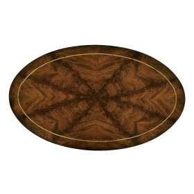 Mahogany Oval Lamp Table