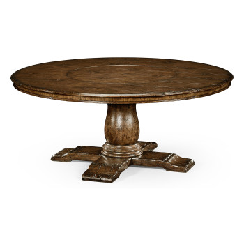 Dark Oak Country Dining Table 72