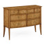 Biedermeier bow front chest of drawers (Birch)