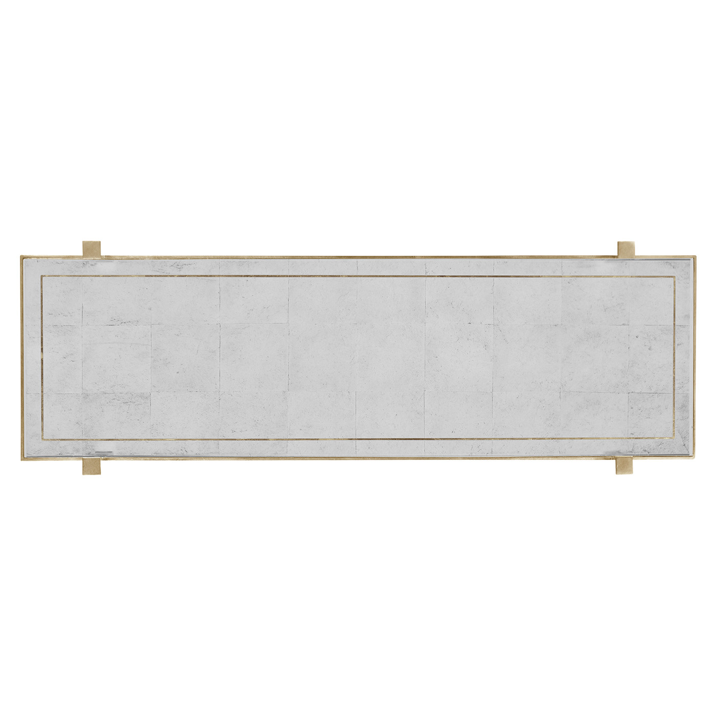 Églomisé & Silver Iron Four Tier-Étagère