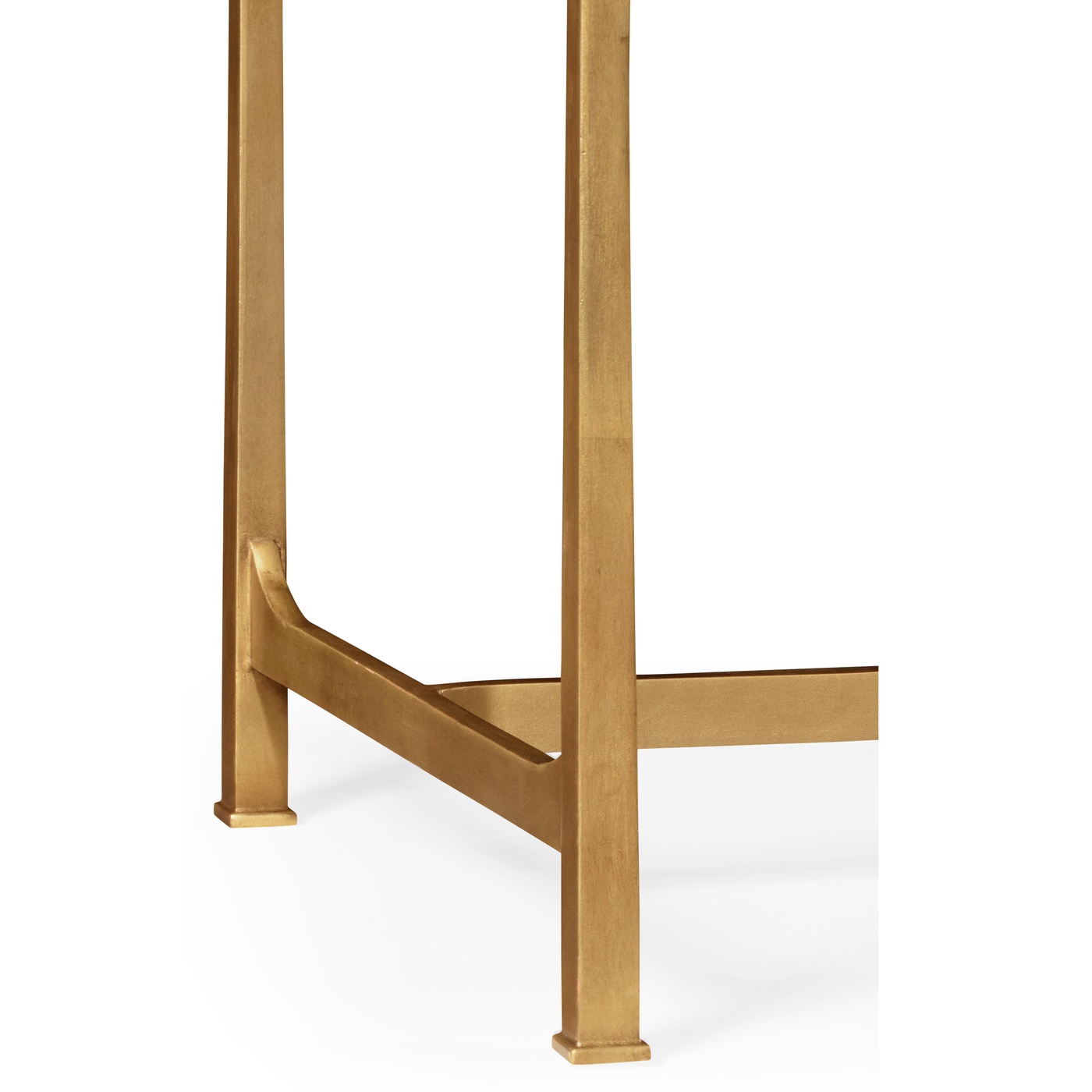 Anthracite Faux Shagreen Coffee Table with Gilded Base