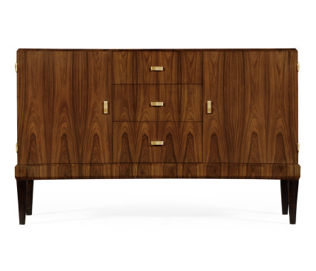 Art Deco High Lustre Curved Sideboard 