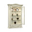 French Provincial Dusty White Glazed China Cabinet
