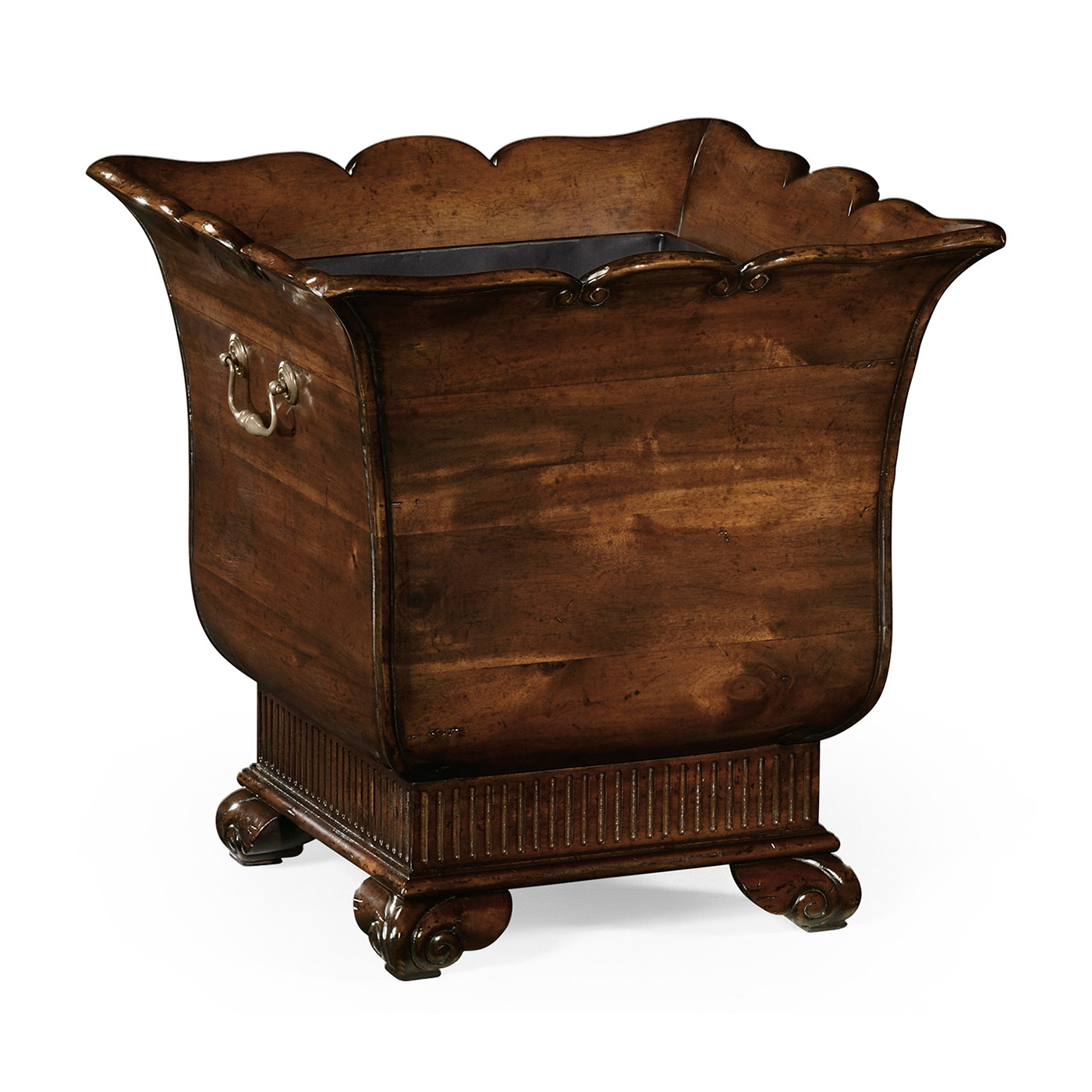 Mahogany Standing Trough Planter