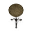 Textured Brass & Iron Lamp Table