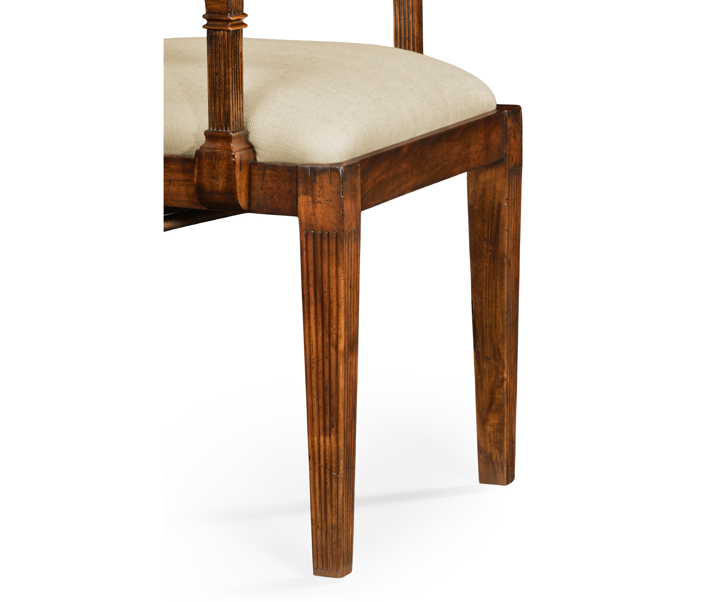 Regency Mahogany Curved Back Arm Chair