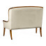 High Curved Back Upholstered Settee