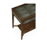 Faux Macassar Ebony & Anthracite Shagreen Sofa Table
