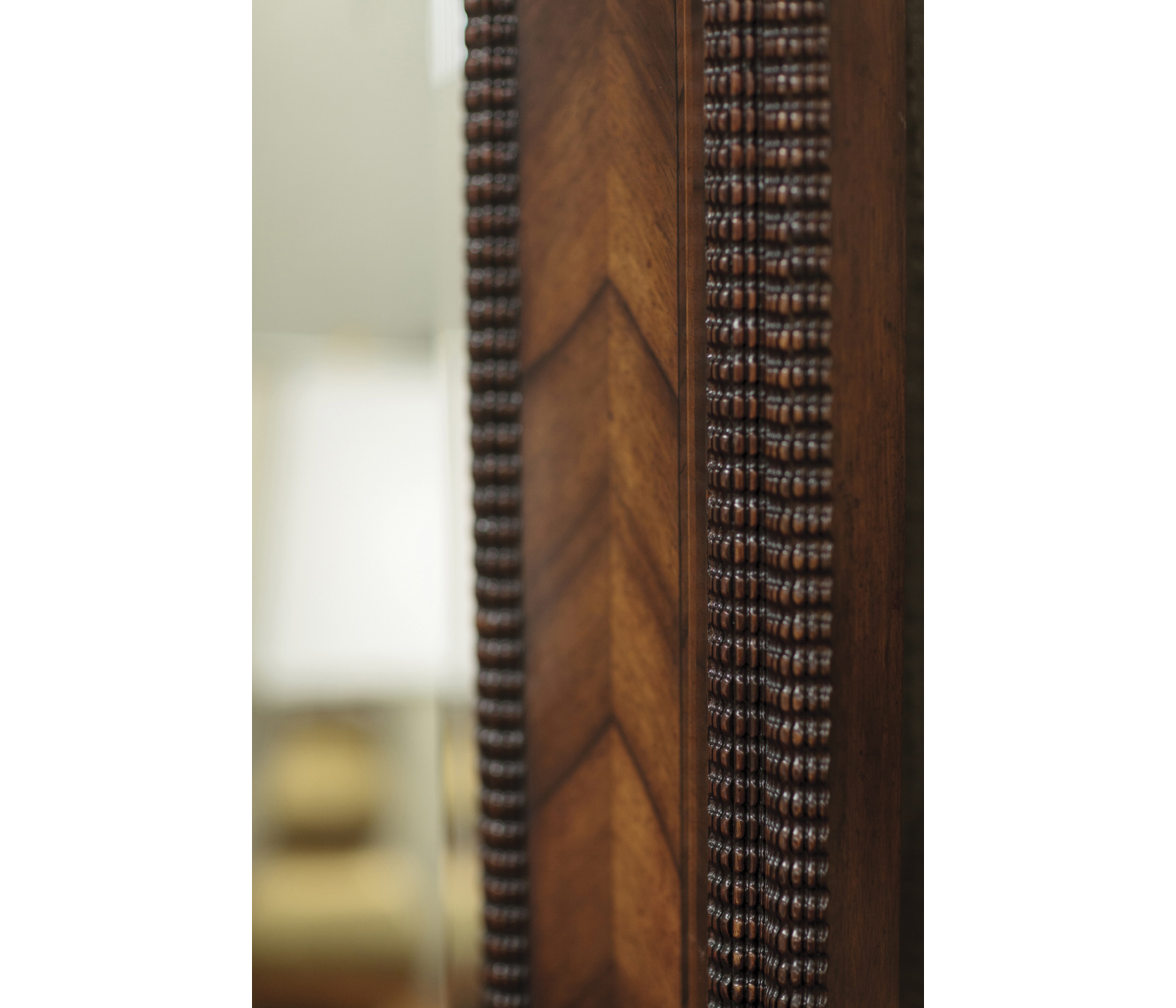 Gadrooned Floor Standing Mirror