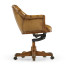 Chesterfield Style Walnut Office Chair