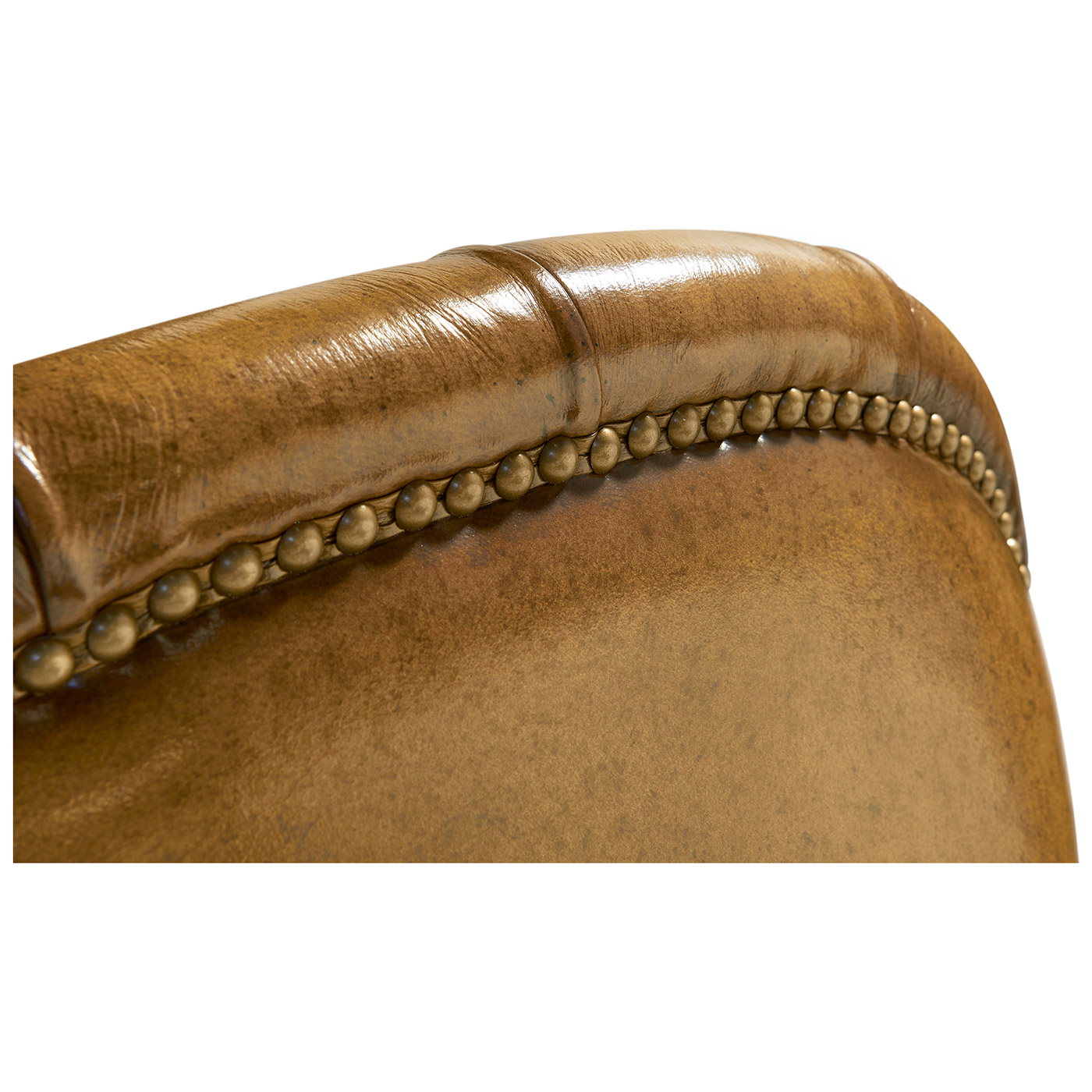 Chesterfield Style Walnut Office Chair