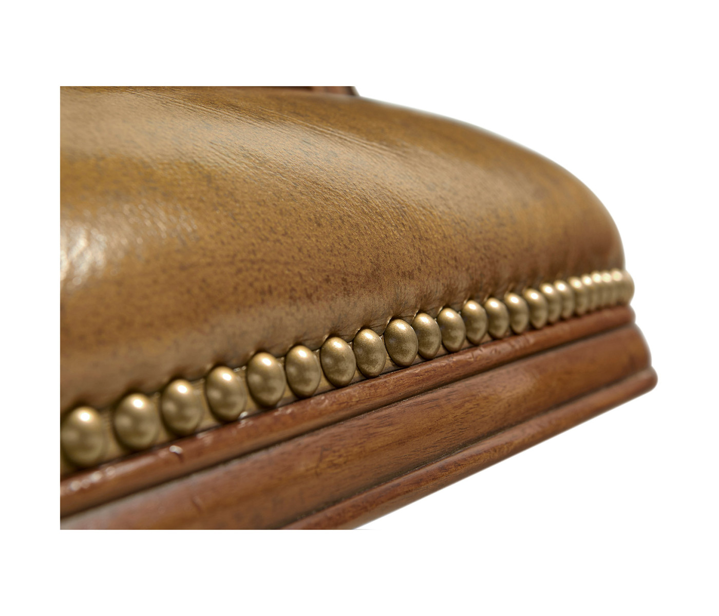 Chesterfield Style Walnut Office Chair