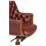 Chesterfield Style High Back Walnut Office Chair