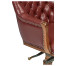 Chesterfield Style High Back Walnut Office Chair
