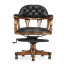 Captain's Style Walnut Office Chair