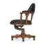 Captain's Style Walnut Office Chair