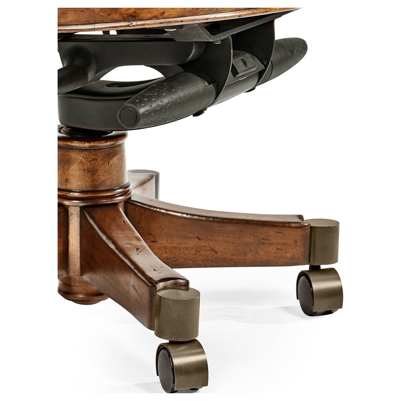 Captain's Style Walnut Office Chair