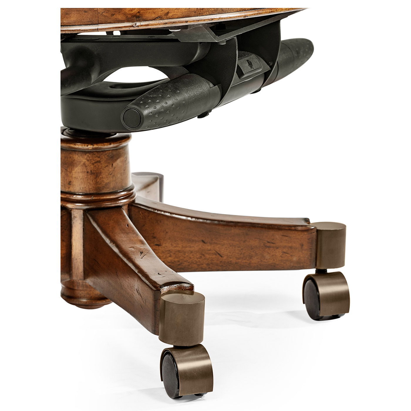 Captain's Style Walnut Office Chair