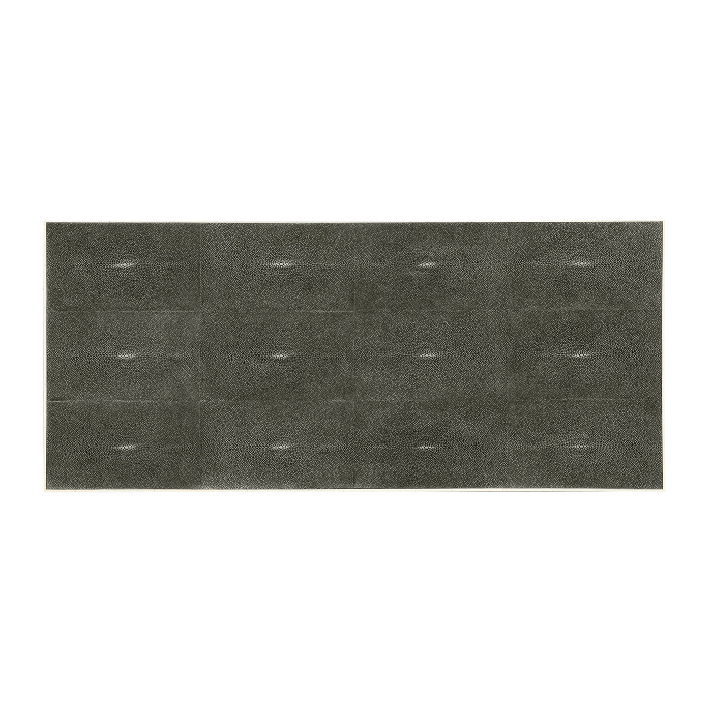 Anthracite Faux Shagreen & Gilded Large Chest of Drawers