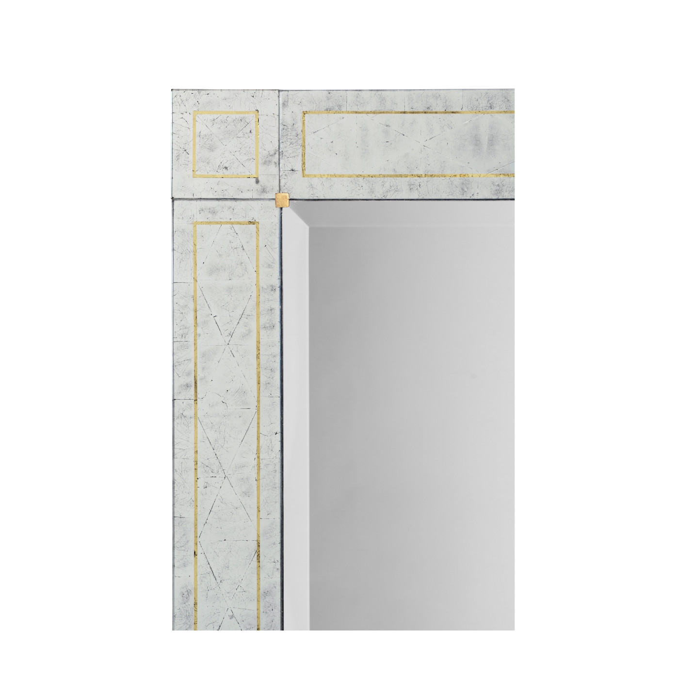 Rectangular Mirror with Églomisé Border