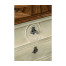 French provincial grey painted chest of drawers