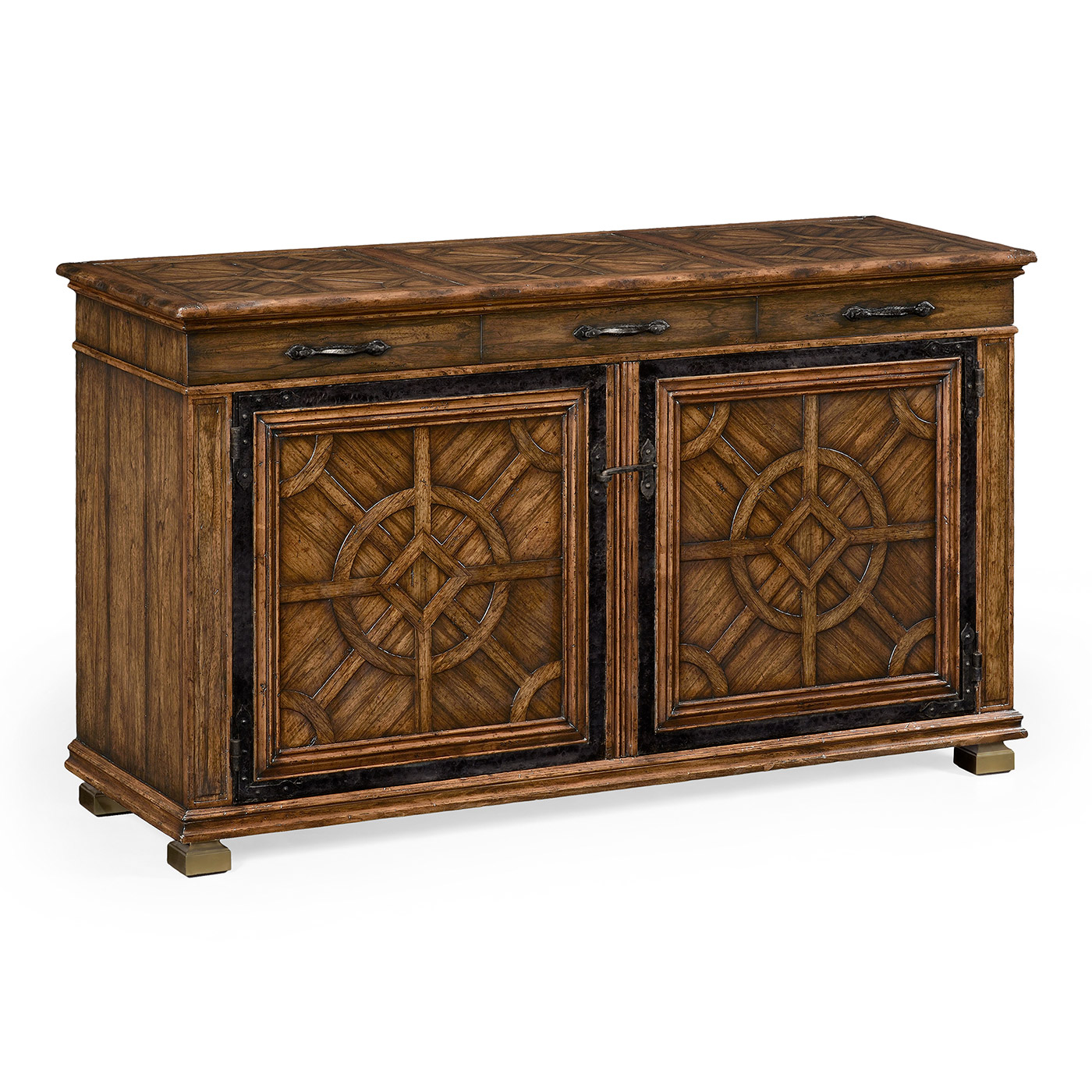 Argentinian Walnut Parquetry Sideboard 