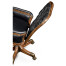 Double Lobed Walnut Office Chair