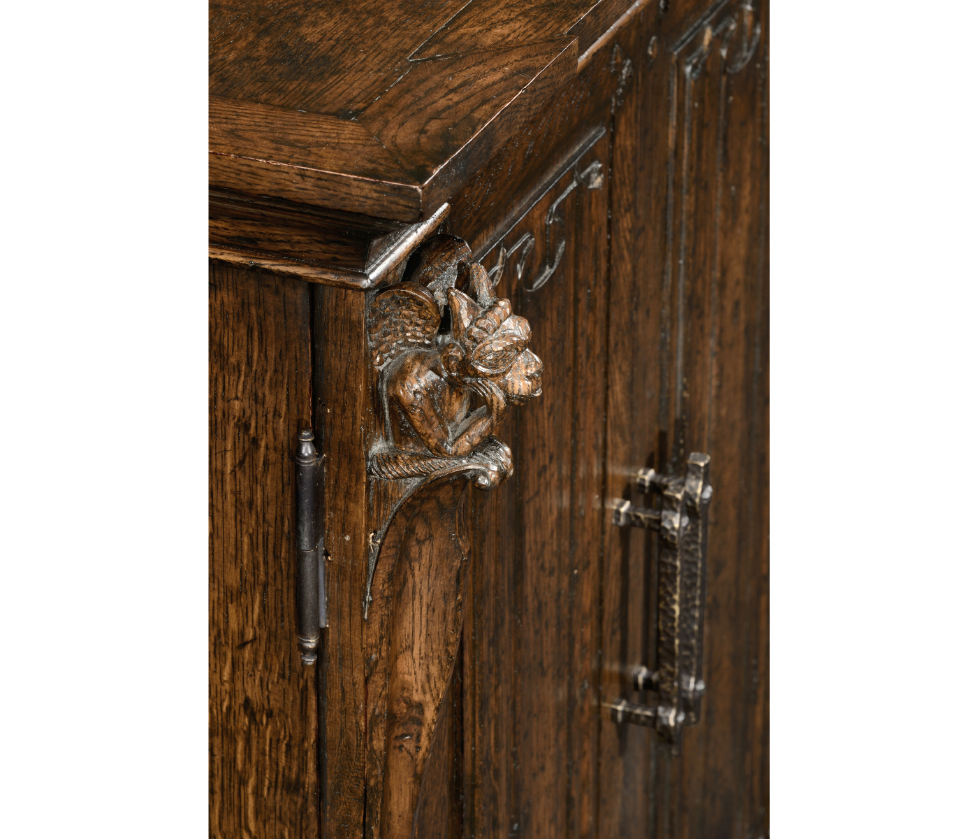 Dartboard Dark Oak Cabinet