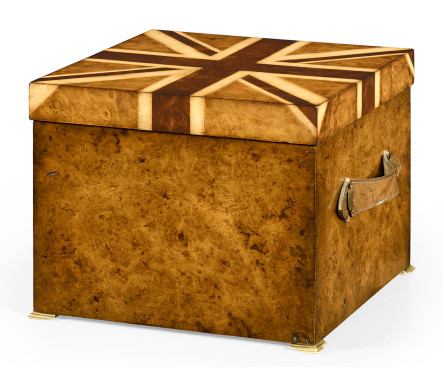 Union Jack Square Box Inlaid