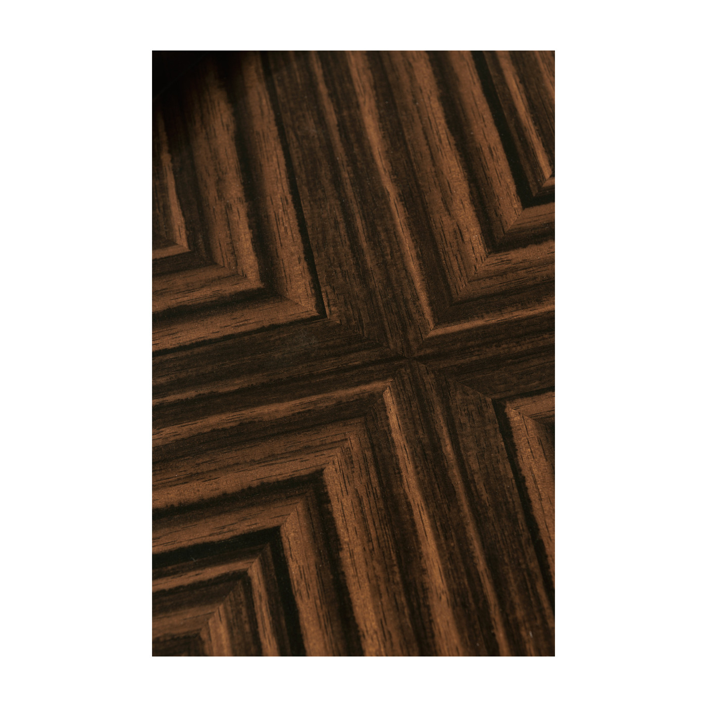 Oval Art Deco Macassar Ebony High Lustre Tray