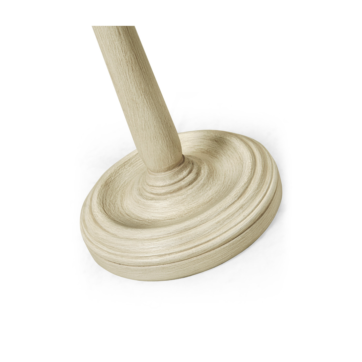 Pair of Dusty White Candlestick Lamps