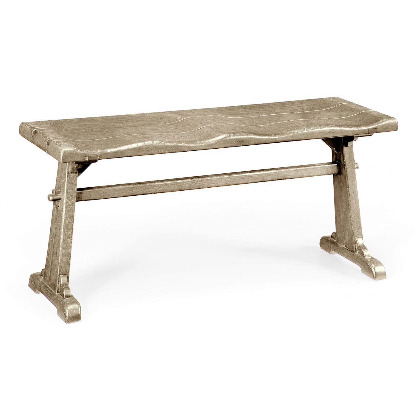 Traditional Grey Oak Tavern Dining Bench