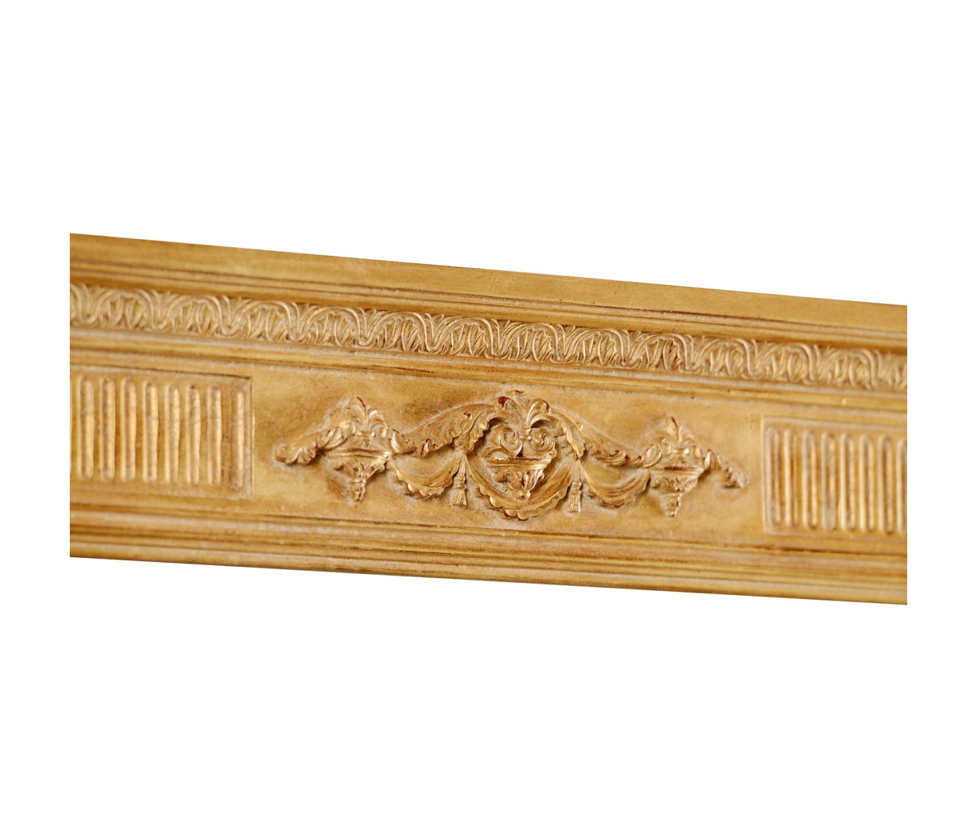 Empire Style Gilded Overmantle Mirror