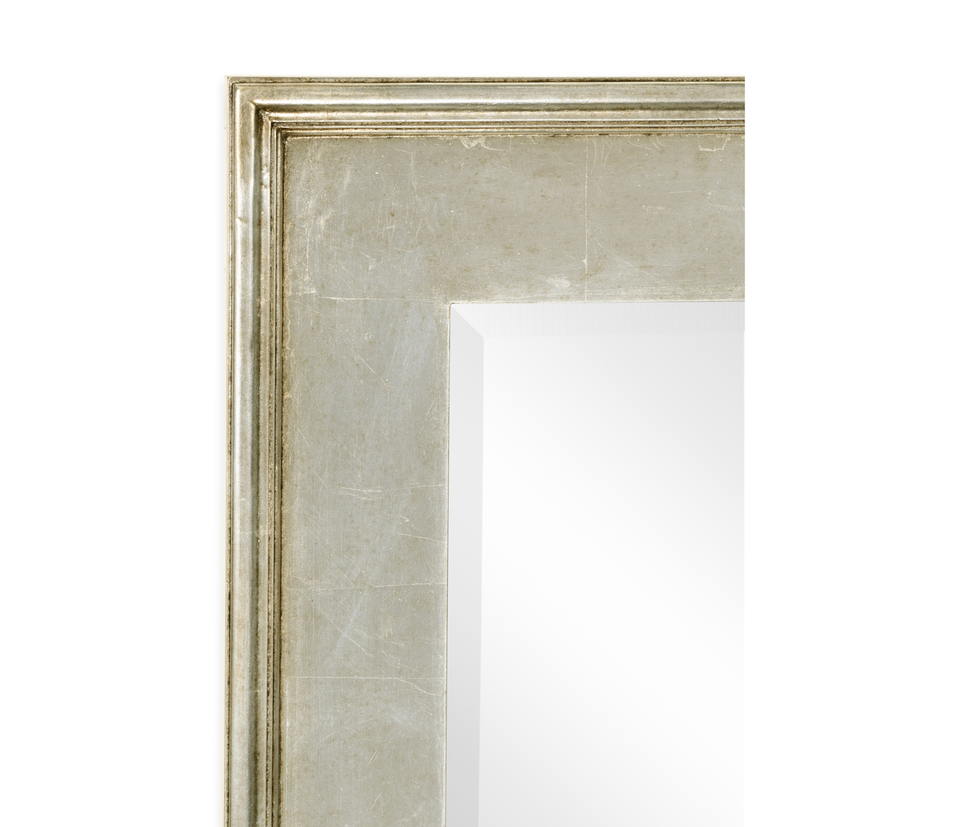 Rectangular silver leaf mirror