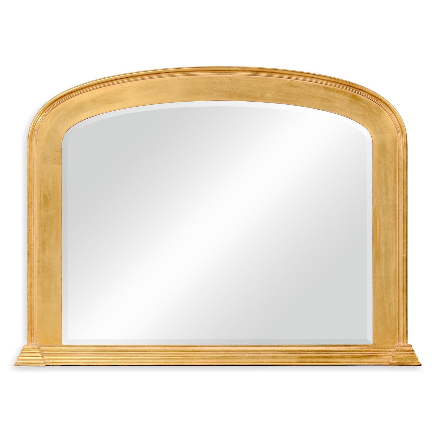 Victorian style gilded overmantle mirror