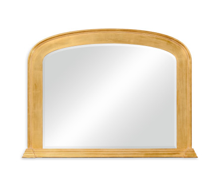 Victorian style gilded overmantle mirror