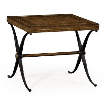 Small Hammered Iron Side Table