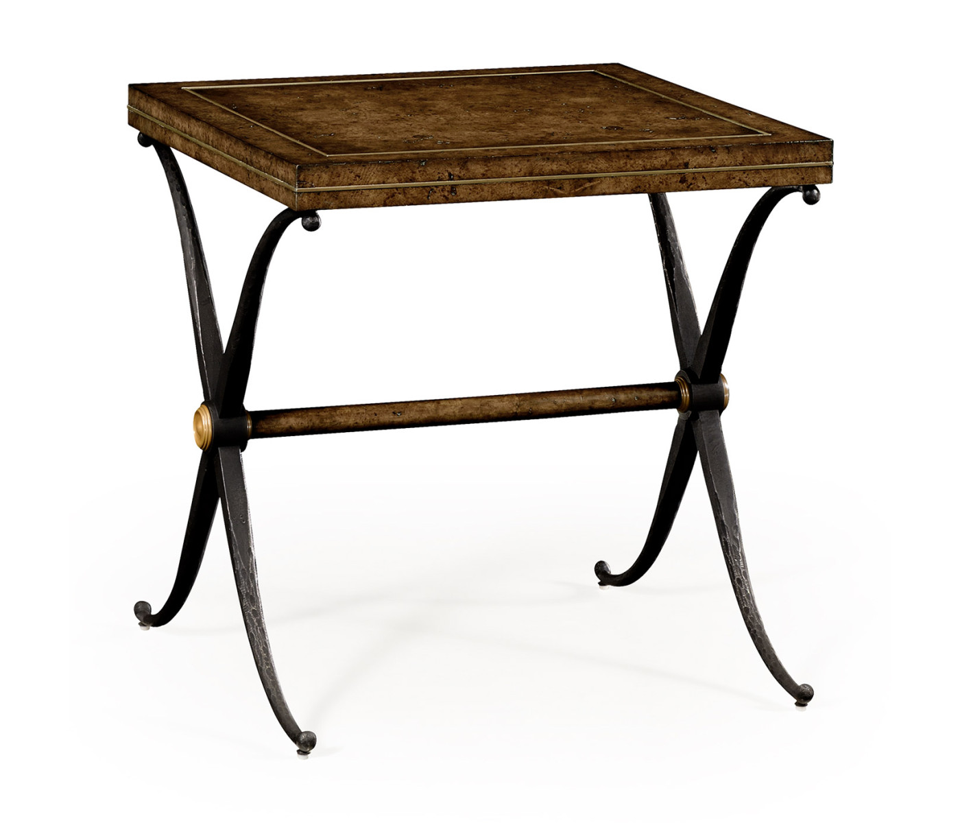 Large Hammered Iron Side Table
